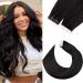 Silk-Co Tape in Extensions Real Hair 20stk Light version Tape Extensions Real Hair Remy Hair Extensions Tape In Hair Extension Kleber Skin Weft 30g 1b# Natural Black 50cm