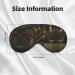 SSIMOO Xmas Sleep Mask - Adjustable Breathable Eye Mask for Comfortable Sleep | Fashionable Black Design - Shop Internationally - Buy Online on GoSupps.com