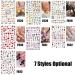 DIY Manicure Year Sliders Wrap Decals Nails Stickers 3D Valentines Lover Flowers Letter Heart(F-833) - Buy Online on GoSupps.com