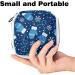 Blue Mittens and Snowflakes Sanitary Napkin Storage Bag - Period Tampon Makeup Pad Pouch 1956 - Buy Online on GoSupps.com