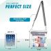 EASYFUN Clear Purse Bag Crossbody Bag with Front Pocket Stadium Approved Large for Adult Grey - Buy Online on GoSupps.com