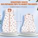 Lictin 100% Cotton Baby Sleeping Bag 3-18 Months | TOG 2.5 Wearable Blanket with Removable Sleeves | Adjustable Length for Winter | Infant Toddler Sleep Sack - Buy Online on GoSupps.com