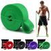 Tigayhc Pull Up Assistance Bands 4 Set of Stretch Bands -Resistance Bands Set for Men & Women Exercise Bands Workout Bands for Working Out Body Stretching Powerlifting Resistance Training Green