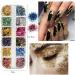 Kalolary Nail Art Kit with Butterfly Sequins, Dried Flowers, Foil, Shavings, Rhinestones, Tweezers, and Picker Pencil - DIY Female Nail Decoration - Buy Online on GoSupps.com