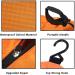 Hanging Waterproof Toiletry Bag | Jiemei Travel Wash Bag for Men & Women | 4 Compartments, Foldable & Compact | Super Durable Fabric | Orange M - Buy Online on GoSupps.com