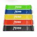 MOBU Resistance Bands Set of 5 Durable Skin-Friendly Exercise Bands with 5 Different Resistance Strength Gym Home Workout Yoga Glute Training Muscle Stretching Strength Training Green - Blue - Yellow - Red - Black