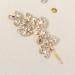 Uongeod Rhinestone Hair Clips for Brides | Elegant Crystal & Pearl Bridal Accessories | 2-Piece Leaf Design Hair Clips - Buy Online on GoSupps.com
