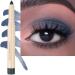 Eyeshadow Pencil Makeup Waterproof Hypoallergenic Long Lasting Crayon Highlighter Matte Cream Eye Shadow Stick Glitter Primer Palette Shimmer Eyeliner Pen Blue Grey B-22 Blue Grey Matte