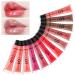 12 Color Lip Gloss Set,12Pc Shimmery Lipgloss Sets for Women and Girls,Colorful Crystal Sparkling Lip Plumper Gloss,Glitter Shining Lip Glaze,Lip Stain Long Lasting Waterproof Liquid Lipstick Lip Makeup Gift Sets Packs of 12