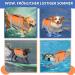 Eyin Life Jackets for Small Dogs | Adjustable Dog Vest with Strong Buoyancy & Reflective Handle | Tear-Resistant Swimming Aid (XS Orange & Gray) - Buy Online on GoSupps.com