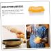 Egg Storage Box Plastic Tray Plastic Eggs Plastic Egg Holder Tray Egg Plate Travel Filling re-usable Orange 24X16.5X10CM - Buy Online on GoSupps.com