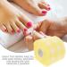 FRCOLOR 1 Roll Eyelash Pillow Make up Remover Wipes Pure Cotton Cleaning Towel Manicure Nail Wipes 13x13x11cm Yellow - Buy Online on GoSupps.com