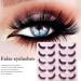 AMSDCN 10 Pairs 3D Faux Mink Wispy Fluffy Curly Fake Eyelashes - Natural Look (LY04) - Buy Online on GoSupps.com