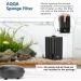 AQQA Quiet Aquarium Sponge Filter - Optimal Biological & Mechanical Filtration for 30-250L Aquariums - Buy Online on GoSupps.com