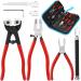 8 Pieces Glass Mosaic Cutter Kits  Including Wheeled Glass Tile Nipper  Glass Running Plier  Breaking Plier  Hex Wrench and Pencil Style Oil Feed Glass Cutting Tool  2 Blades and Oil Dispenser
