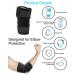 Elbow Brace with Dual-Spring Stabilizer | Adjustable Golfers Elbow Support for Arthritis & Tendonitis | Pain Relief for Men & Women - Buy Online on GoSupps.com