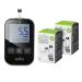 Adia diabetes starter set including blood sugar measuring device (MMOL/L) with 110 blood sugar test strips bumps and lancets simple self-control for diabetes MMOL/L + 110 TS