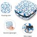 Anna Cowper Shark Pattern Sanitary Napkin Storage Bag - Multi-colored Portable Period Pouch for Women and Teen Girls - Buy Online on GoSupps.com
