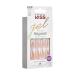 KISS Gel Fantasy Press-On Nails - Light Silver Almond Shape | Includes Nail Glue 28 Nails Manicure Stick & Mini File - Shop Internationally - Buy Online on GoSupps.com