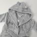 Personalised Kids Matching Dressing Gown Set | Soft Plush Fleece Robe | 4-5 Years | Grey - Buy Online on GoSupps.com