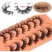 False Eyelashes 7 Pairs 3D Long Volume Cat Eye Lashes Wispy Eyelashes Natural Look Clear Band Lashes Fluffy Thick 20mm Faux Mink Fluffy Strip False Lashes Fox Eye Lashes Makeup For Women - Buy Online on GoSupps.com