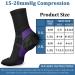 Charmking 6 Pairs Crew Compression Socks | 15-20 mmHg | All Day Wear Running Nurse | Large-X-Large | Black-Blue/Green/Orange - Buy Online on GoSupps.com