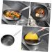 HOMSFOU Skillet Cookware Honeycomb Wok Induction Stove Wok Frying Pan Wok for Gas Stove Gas Stove Wok Home Wok Pan Wok Pan for Induction Stove Fried Eggs 26c Stainless Steel Kitchenware - Buy Online on GoSupps.com