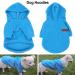 Hualisiji XXL Blue Hooded Sweater for Dogs - Lightweight & Soft Chihuahua Hoodie Warm Dog Sweatshirt for Easy Carrying - Buy Online on GoSupps.com