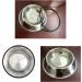 SUOXU Stainless Steel Dog Bowls Dog Feeding Bowls Dog Plate Bowls With Non-slip Rubber Bases Small Pet Feeder Bowls And Water Bowls .Pack of 2 S-350ml - Buy Online on GoSupps.com