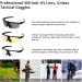 ToopMount Sports Goggles: Anti-Fog Sunglasses with 3 Interchangeable Lens - Black - Buy Online on GoSupps.com