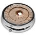 Wood Grain Printed Mini Round Pill Box - 3 Compartment Travel Pill Organizer for Home & Office Use - Buy Online on GoSupps.com
