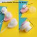 3Pcs Upgraded 2-in-1 Facial Cleansing Brush Set for Cleansing and Exfoliating - Pink, Green, White - Buy Online on GoSupps.com