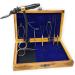 Colorado Anglers Z797 Wooden Fly Tying Standard Tool Kit, Fly Fishing Vise, Bobbin, Threader, Bodkin, Dubbing Twister, Hackle Pliers, Scissors, Whip Finisher Plus Materials Book DVD Kit