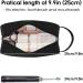 Narwey Clear Travel Toiletry Bag for Women - Black Makeup Organizer Dopp Kit for Toiletries & Cosmetics - Buy Online on GoSupps.com