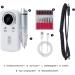 FRUJCDKI Electric Nail Turn 45000RPM Nail Drill Rechargeable Electric Nail File Professional Nail Drill with 6 Drill and Sanding Bands for Acrylics/Gels/Natural Nails (reactionary fig) - Buy Online on GoSupps.com