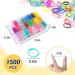 SHURIL 1500 Pcs Toddler Hair Rubber Bands with Organizer Box - Colorful Small Elastic Hair Ties for Girls and Babies - Suitable for Thin or Thick Hair - Buy Online on GoSupps.com