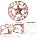 Cabilock Retro Wrought Iron Disc Wall Art Adornment Home Decoration God Bless Our Home Wall Decor Brown - Buy Online on GoSupps.com