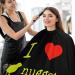 I Love Chicken Nuggets Barber Cape | Adjustable Snap Hair Cutting Apron for Adults - Perfect for Salon & Home Use - Buy Online on GoSupps.com