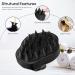 URTHEONE 2 Pack Hair Scalp Massager Shampoo Brush - Soft Silicone Bristles for Hair Growth and Dandruff Removal (Black&Pink) - Buy Online on GoSupps.com