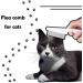2 Pieces Flea Comb for Cats White Pet Hair Comb Multifunctional Flea Comb for Dogs Pet Lice Comb Flea and Tear Stain Removal Cat Comb for Grooming and Dehairing Face and Paws - Buy Online on GoSupps.com