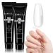 Tomicca acrylic gel for nails Clear 2 * 15g Quick Extender polygel for gelail long-lasting & natural look for beginners & salon professionals 2 * 15g clear & clear