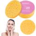 AUAUY Compressed Facial Sponges 20 Count Cellulose Facial Sponges for Daily Cleansing 100% Natural Wood Pulp Cotton Face Washing Sponge for Facial Cleansing Exfoliating Mask Makeup Removal 20 Beige - Buy Online on GoSupps.com