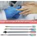Nail Cuticle Pusher Safe Stainless Steel Cuticle Pusher Portable Eco friendly with Storage Box for Nail Salon - Buy Online on GoSupps.com