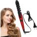 Hair Curling Wand - Hair Curler for Women Hair Straightener and Curler 2 in 1 Portable Automatic Hair Curler Wand for Long Short Hair Red US - Buy Online on GoSupps.com
