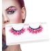 False Eyelashes 3D Glitter Eyelashes Shiny Dramatic Fake Eyelashes Long Dense Color Eyelashes with Sequins Fluorescent Eyelashes Suitable for Prom Stage Holiday Eye Makeup Cosplay Props Q-03 - Buy Online on GoSupps.com