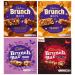 Chocolate Cereal Bar Bundle With Oats Raisin Chocolate 5x160g Chocolate Chip 5x160g Peanut Chocolate 5x160g and Chocolate Bournville 5x160g (4 Pack)