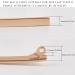 Amijoux Replacement Arms for Glasses - Universal Metal Sunglasses Temple Bars - 2 Pairs of Durable Frames - Buy Online on GoSupps.com