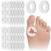 72 Pieces Callus Cushions Round Callus Pads for Feet Soft Felt Callus Cushions Corn Cushions Adhesive Foot Callous Cushions for Men Women Pain Relief Foot Care