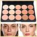 JacCherry Concealer Palette - 15 Color Camouflage Cream for Flawless Daily Makeup | International Shipping - Buy Online on GoSupps.com