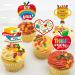 Thank heart Cupcake Toppers Grocery & Gourmet Food Pantry Staples Cooking & Baking Frosting Icing & Decorations Cupcake Toppers - Buy Online on GoSupps.com